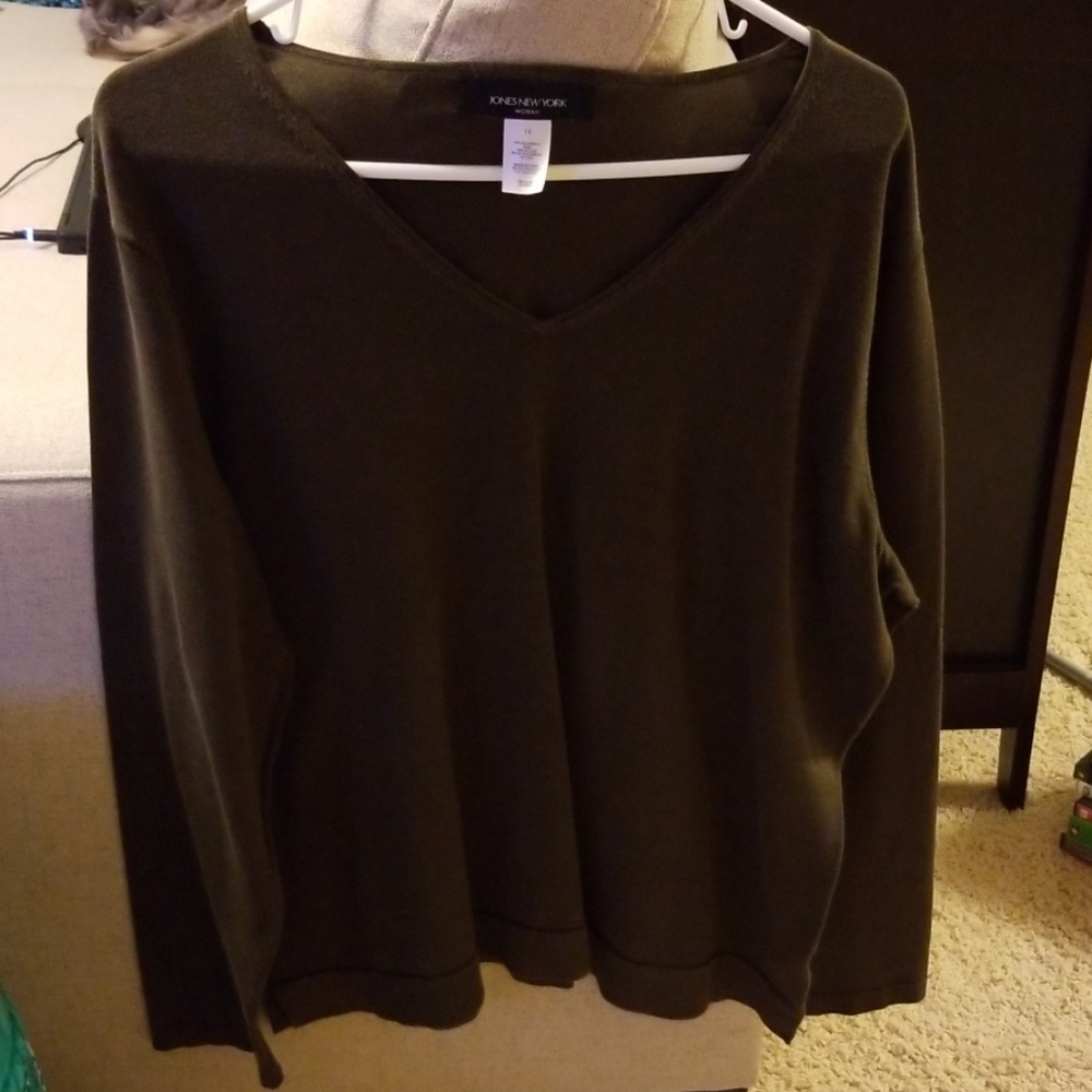 Jones NY brown sweater